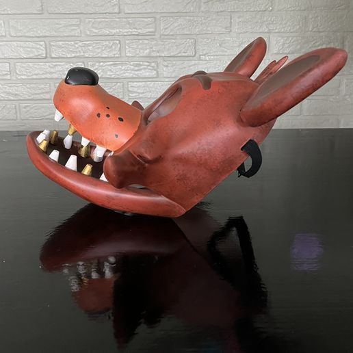 Foxyt-Mask-3d-model-fnaf-side.jpg Foxy Mask (FNAF / Five Nights At Freddy’s)
