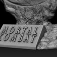 05_01.jpg 3D PRINTABLE MORTAL KOMBAT THE MOVIE DRAGON LOGO (1995) WITH ROCK BASE