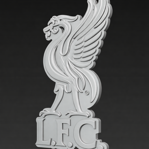 🎨 Liverpool Wall Art STL | Logotipo L.F.C. imprimible en 3D・Archivo STL ...