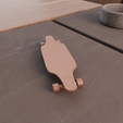 HighQuality1.png 3D Skateboard Toy and Decor with 3D Stl Files and Gift for Kids & Kids Toy, Skateboard Art, 3D Printing, Skateboard Gift, Skateboard Decor