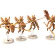 untitled.5581.jpg Cinan - Anubis - Akhet - Qebehsenouf : Assault, Battle Drone, space robot guardians of the Necropolis, modular posable miniatures