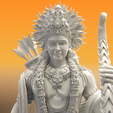 V2.png Divine Ayodhya Ram Mandir & Ramji - 3D Printable STL Models