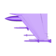 28mm_Wing left.stl General Dynamics F-16 Fighting Falcon US multirole fighter - USA US Army Cold War America Era Iron Curtain Warfare Crisis Conflict RPG