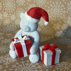 c3dc2a42-a792-4991-a9f5-926f78748f34.jpg CHRISTMAS TEDDY BEAR WITH GIFT BOX