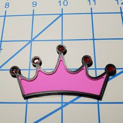 20190407_183323.jpg 3D-Datei 2D Prinzessinnenkrone kostenlos・3D-Drucker-Modell zum herunterladen