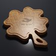 Four-Leaf-Clover-Cutting-Board-©-for-Etsy.jpg Cutting Board 2nd Set of 10 - CNC Files for Wood (svg, dxf, eps, pfd, ai, stl)