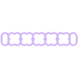 Cable Comb C-24.obj Closed Cable Combs Set for custom PC PSU cable sleeving