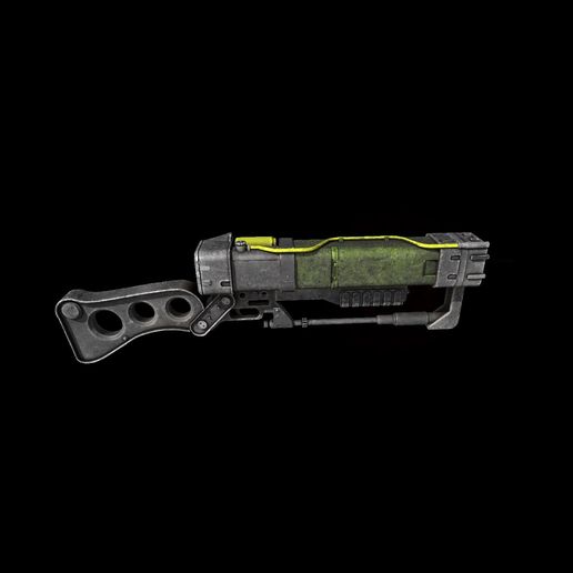 3.jpg Descargar archivo OBJ Rifle láser AER9 fallout 4 • Objeto para impresión 3D, Gabbi_Card