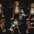 entei-cults-2.jpg Pokemon - Entei with 2 poses