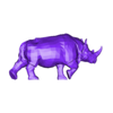 OBJ.obj Rhino Walk ANIMATED