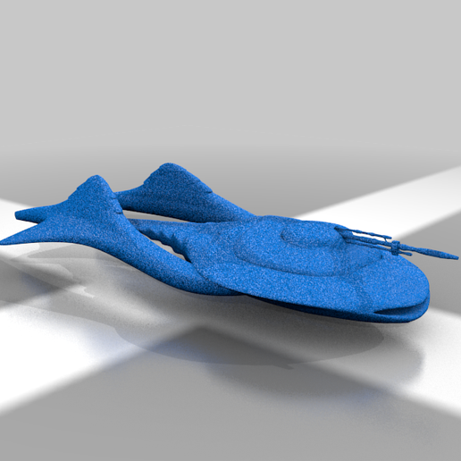 Minbari Shyriech Battletank - 3D model önizlemesi