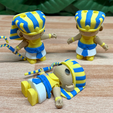 4.png 3D-печатный артикулированный фараон