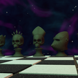 HumanSkullB.png Human Skull Chess Set EWANCS