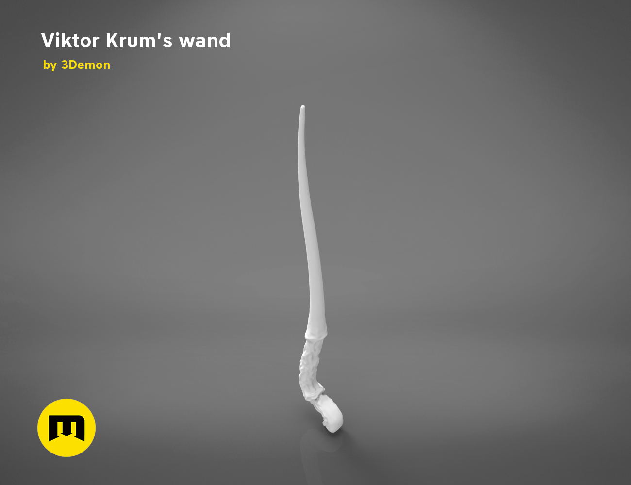 KRUM_WAND-main_render_2.715.png Fichier 3D Ensemble de baguettes Harry Potter 4・Objet pour impression 3D à télécharger, 3D-mon