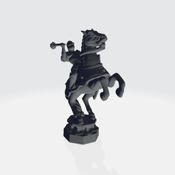 Knight.png STL-Datei Harry Potter Wizard Chess Set - Knight herunterladen • 3D-druckbares Modell, PimpMyPrint
