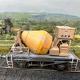 N Gauge (1:148 Scale) Concrete Mixer Wagon