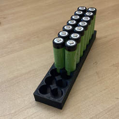 AA-Battery-Holder.png Free STL file AA Battery Holder・3D printer model to download