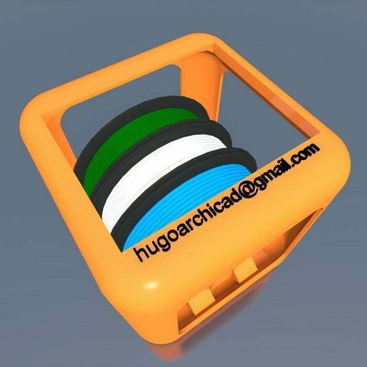 V3_04.jpg Держатель 3D нити для принтера M3D (несколько катушек) пересмотрен