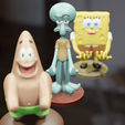 Render5.png CONTROLLER HOLDER / Joystick Holder Pack - SpongeBob SquarePants, Patrick Star and Squidward