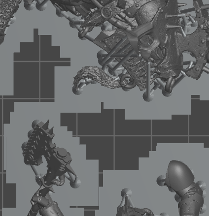 Angry Evil Galactic Solder Boss on Juggy2 Pre Supported 3D model