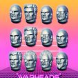 Galaxy-Warriors-Heads-A.jpg Galactic Warriors - 51 x Heads