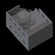 house-3-HD-scene-3.png WWII Tabletop Terrain Set 28mm scale (3D Printable Files) - Based on real buildings from Carentan, France