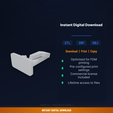 02_digital_download.png Ph Meter Storage Stand, Upright Holder, Calibration - 3D Printable STL File