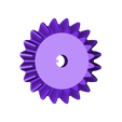 1x_Bevel_Gear_1.stl Free STL file Industrial Bevel Gearbox / Gear Reducer (Cutaway version)・3D printing design to download