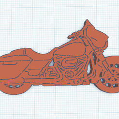 Screenshot-2.png Fichier STL porte-clés street glide・Idée pour impression 3D à télécharger