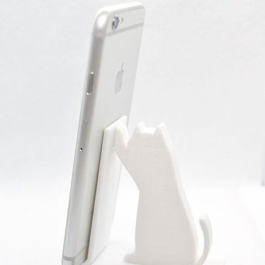 Cat Phone Stand 3D model