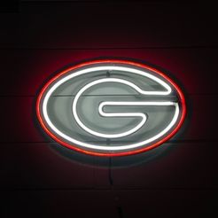 image1b.jpeg Georgia Bulldogs football team logo (WITH NEON LED CHANNEL)