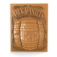Jack Daniels 1.5.jpg Jack daniels bas-relief cnc