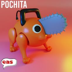 pochita.jpg STL file Assemblable Pochita model・3D print model to download, easalfa