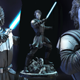 052823-StarWars-AnakinSkywalker-Sculpt-Image-001.png Anakin Skywalker (Clone Wars) Sculpture - Star Wars 3D Models - Tested and Ready for 3D printing