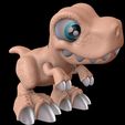 Rexy-The-Tyrannosaurus.jpg Rexy The Tyrannosaurus (Easy print and Poseable)