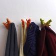 07.jpg STL file Wall coat hook “caliendrum coral”・3D printable model to download
