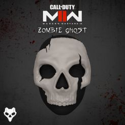 ZOMBIE.jpg Máscara Call of Duty Zombie Ghost
