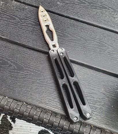 Butterfly knife 3D model