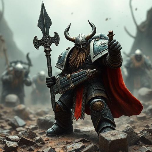 viking Wolves from Space! 3D model