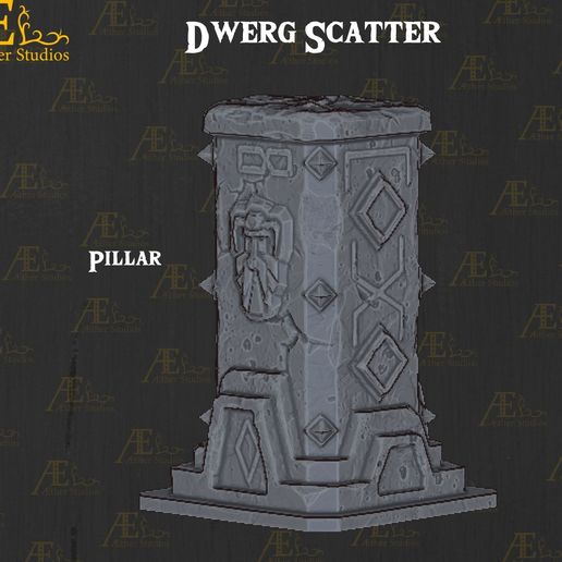 resize-10.jpg Download file Dwarven Kingdom: Clan Dwerg's Throne of the Second Son • Design to 3D print, AetherStudios