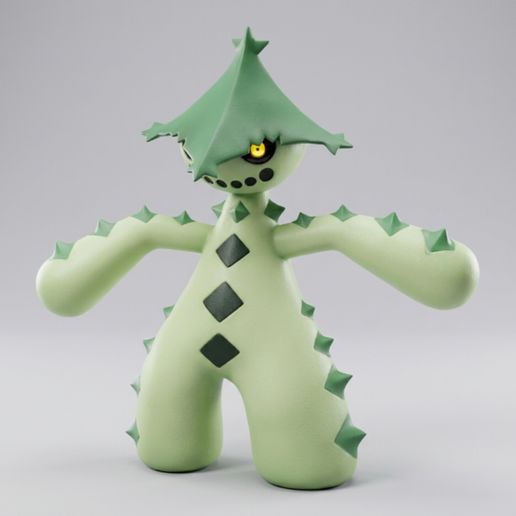 0332 Cacturne 3D Model