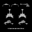 _preview-k5-tos.png Klingon ships of the Starfleet Handbook, part 1: Star Trek starship parts kit expansion #27