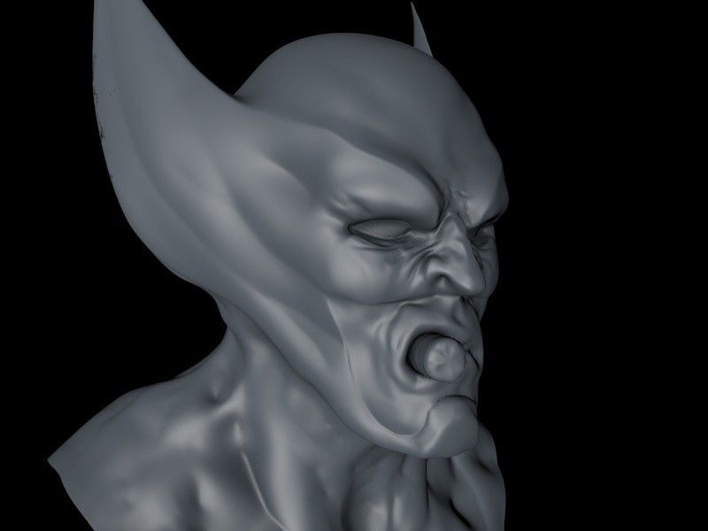 wolverine.jpg Download STL file Wolverine Bust • Design to 3D print, ColtonJamesBallow