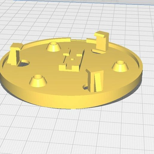 1.jpg Renault Megane steering wheel horn base