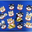 2018dog-15.jpg 2018 HAPPY CHINESE NEW YEAR-YEAR OF The Dog Keychain / Magnets
