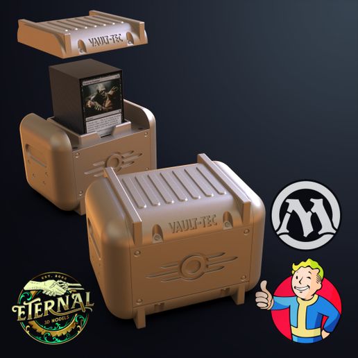 Vault-Tec Box ボルトテックボックス fallout フォールアウト MTG Fallout Vault-Tec Deck box for EDH | Commander | Magic the