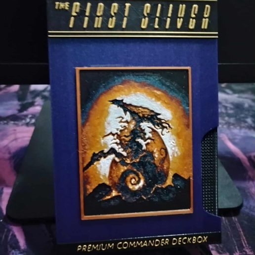 MTG SliverDECK BOX COMPATIBLE WITH COMMANDER DECKS: First sliver VHS  #0433D Print with the Ender 3 V3 KE 3D printerCults