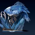 wip11.jpg One Piece - Aokiji Kuzan Marine Admiral statue - Blue Pheasant 3D print model
