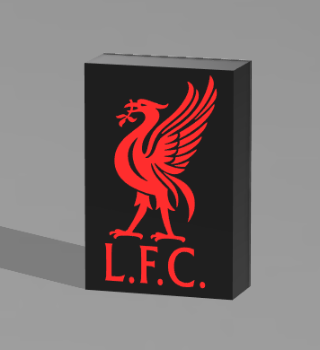 3MF file liverpool fc lightbox 📦 ・3D printable model to download・Cults