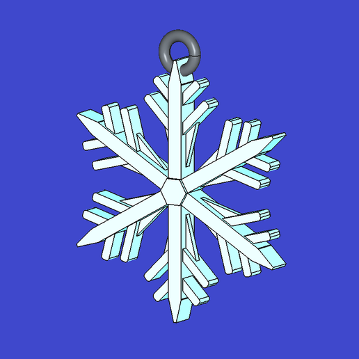 copos de nieve png 3d